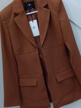 7 FOR ALL MANKIND..CORSET TYPE BLAZER..SMALL